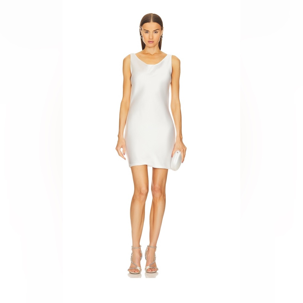 Norma Kamali Maria Mini Dress - Snow White